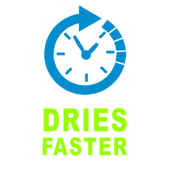 30% Dries faster